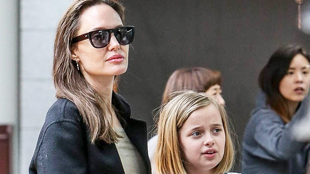 Angelina Jolie looks like an Angel shopping with daughter Vivienne