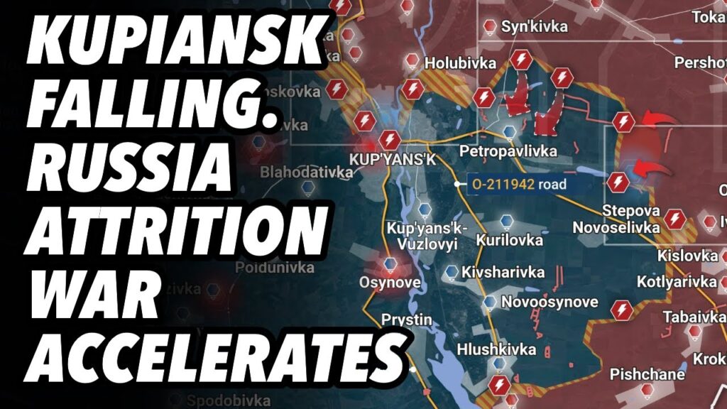 Kupiansk falling. Russia attrition war accelerates