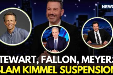 LIVE: Jon Stewart, Fallon & Meyers Defend Kimmel After Suspension | Charlie Kirk Murder | Trump