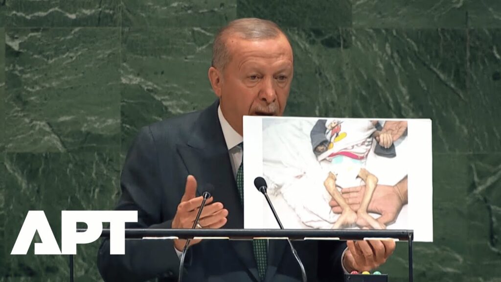 Erdogan Shows Israeli Atrocities in Gaza at UNGA 2025, Calls for Palestinian Recognition |
