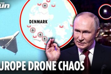 Mystery drones MENACE four Denmark airports as Putin hunts for Europe’s weak spots
