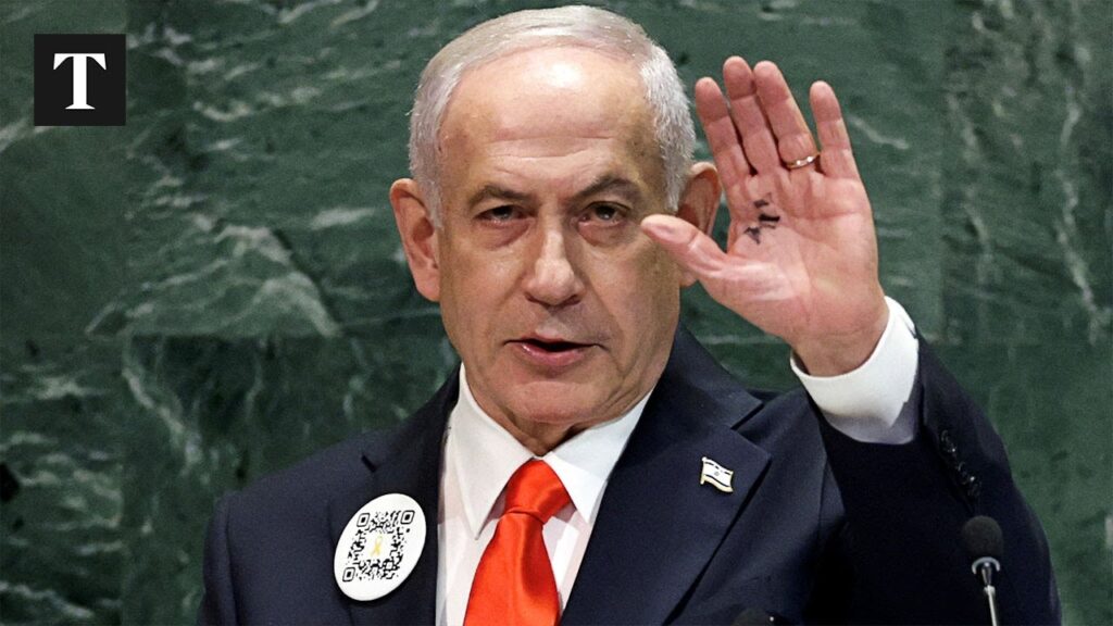 Benjamin Netanyahu Addresses UN as Delegates Walk Out In Protest