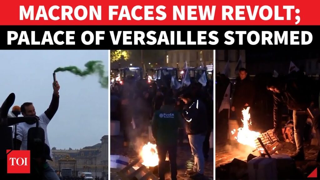 France Erupts In Rage Against Macron; French Palace Stormed By Angry Protesters, Chaos On Streets France Erupts In Rage Against Macron; French Palace Stormed By Angry Protesters, Chaos On Streets