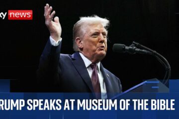 Donald Trump speaks at the Museum of the Bible in Washington