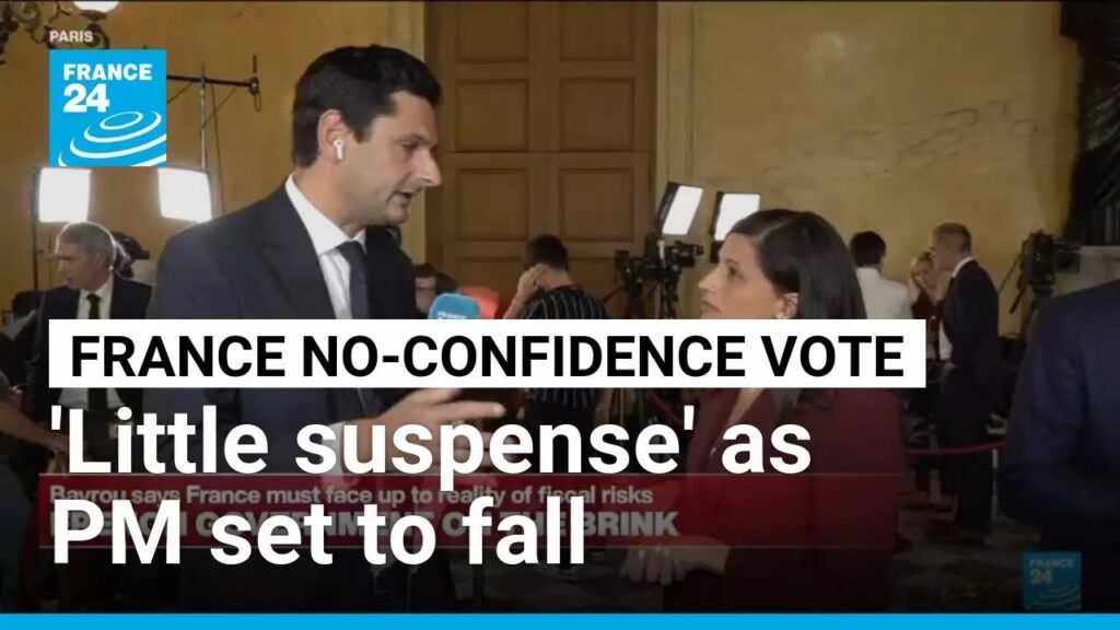 ‘Very little suspense as to what will happen next’ as French PM set to lose confidence vote