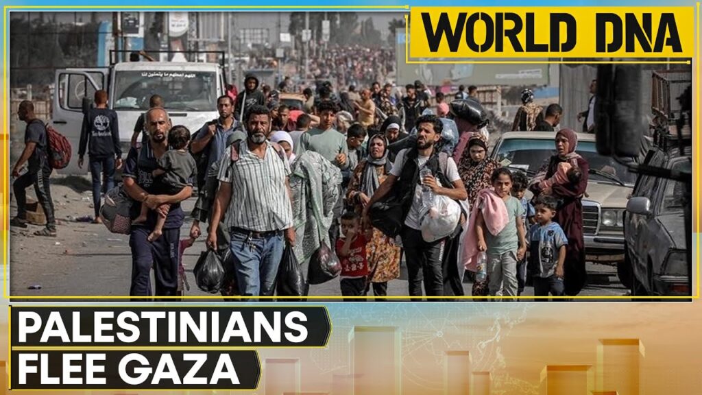 Israel-Gaza War: Israeli Evacuation Warnings Spark Exodus In Gaza City Israel-Gaza War: Israeli Evacuation Warnings Spark Exodus In Gaza City