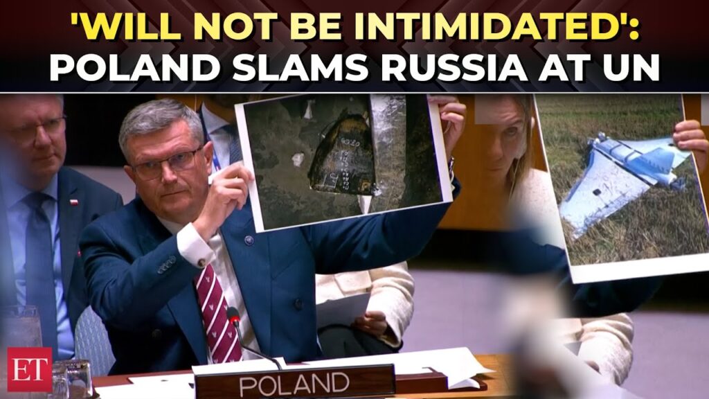 ‘Not a mistake…’: Marcin Bosacki slams Russia at UN over Poland drone incursion, displays proof ‘Not a mistake…’: Marcin Bosacki slams Russia at UN over Poland drone incursion, displays proof