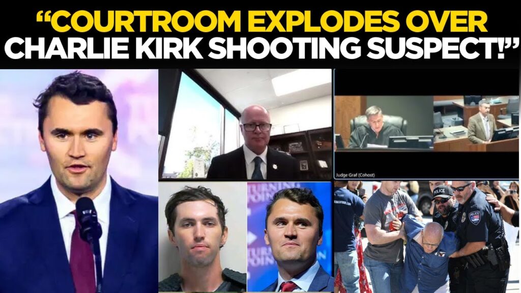 “Explosive Testimony at Charlie Kirk Shooting Suspect Hearing — Watch LIVE!”|