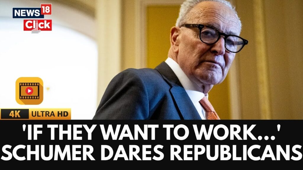 Senator Chuck Schumer Calls Out Republicans Amid U.S. Government Shutdown