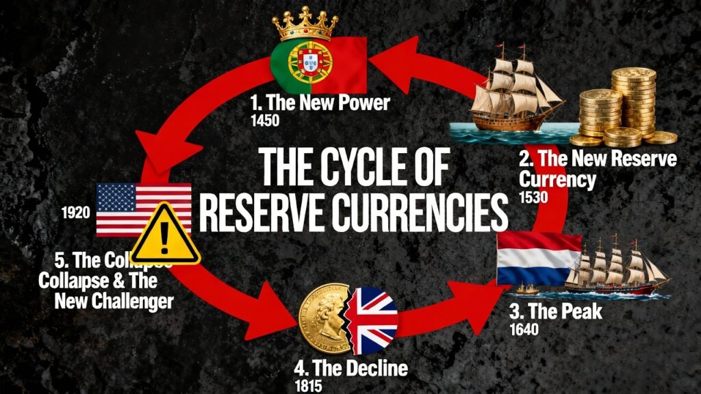 5 Reserve Currencies Collapsed. Same 8 Stages. Dollar At Stage 6. 5 Reserve Currencies Collapsed. Same 8 Stages. Dollar At Stage 6.