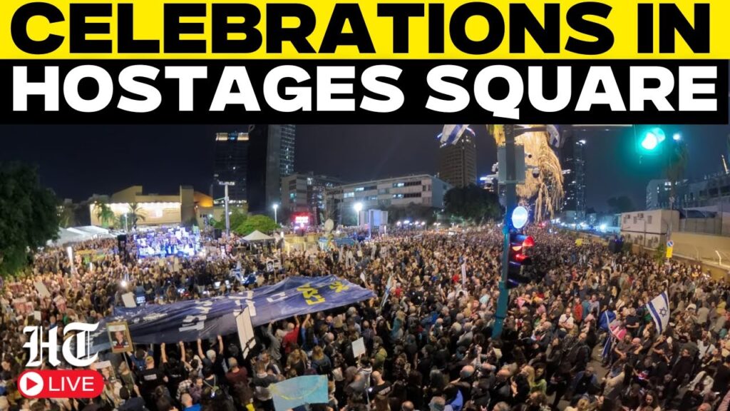 LIVE: Celebration Erupts at Hostages Square as Israel and Hamas Agree to Pause Fighting in Gaza