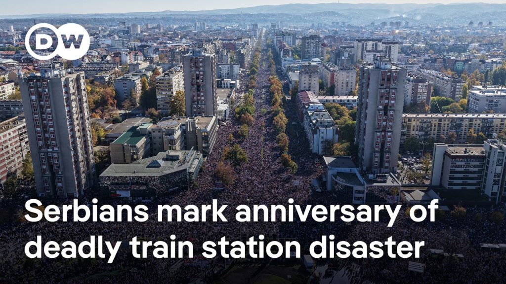 Serbians gather to commemorate Novi Sad tragedy Serbians gather to commemorate Novi Sad tragedy