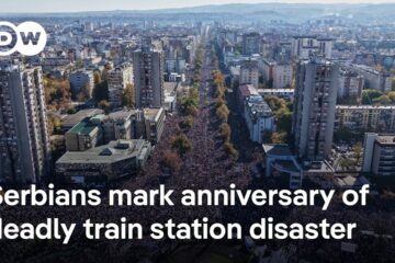 Serbians gather to commemorate Novi Sad tragedy