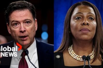 US judge throws out Trump’s indictments against ex-FBI director James Comey, Letitia James