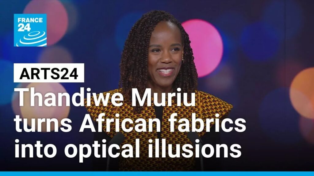 Thandiwe Muriu: She turns African fabrics into optical illusions and the world can’t look away