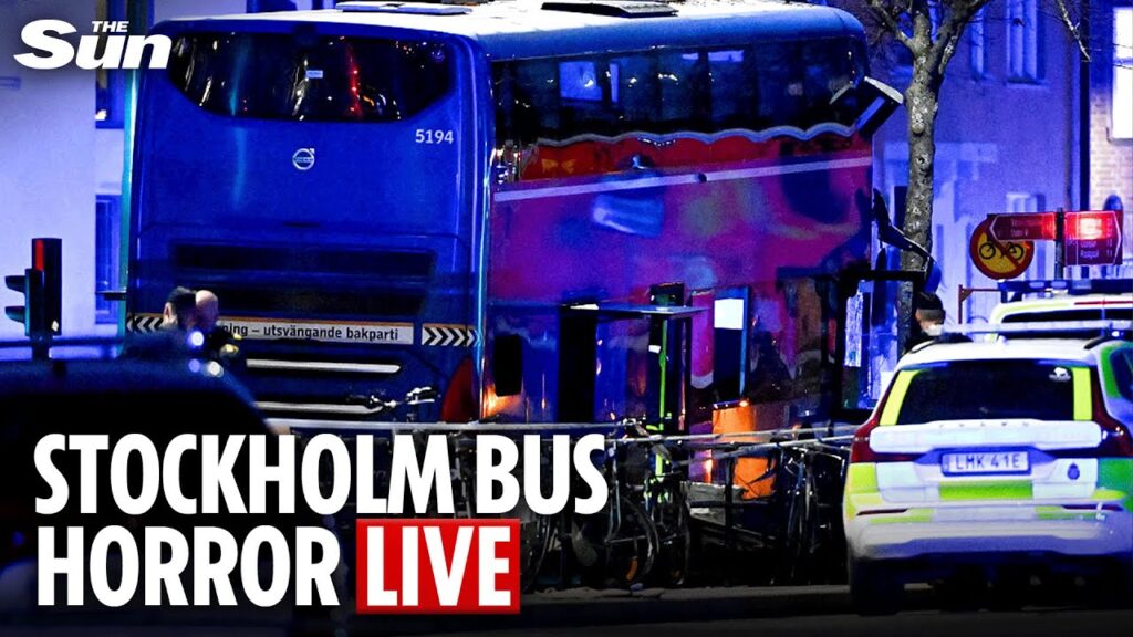 LIVE: Several killed after bus crashes into Stockholm bus stop