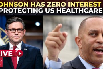 ‘Has zero interest in protecting…’: Jeffries goes nuclear on Johnson over Americans’ health care